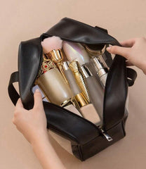 Premium PVC Waterproof Washbag – Portable Clear Toiletry & Makeup Organizer
