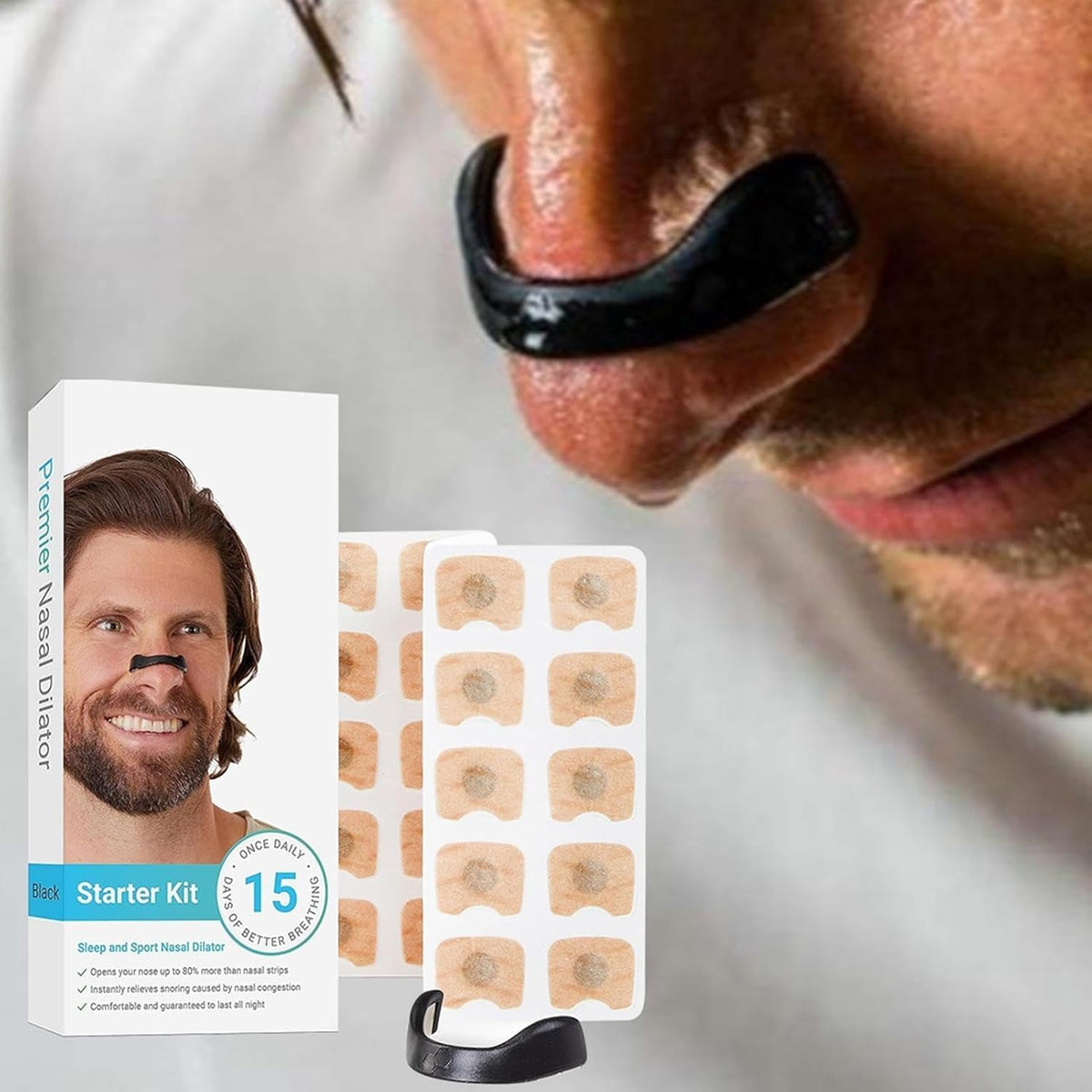 Sleepco Nasal Dilator Starter Kit – Comfortable Breathing & Natural Snoring Relief