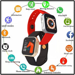 D20 Ultra Smart Watch – Bluetooth Fitness Tracker with Health & Heart Rate Monitor