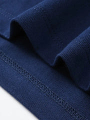 Premium Men's Printed T-Shirt – Blue | Soft Cotton Blend | Breathable & Fade-Resistant