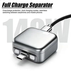 Smart Auto Disconnect Fast Charging Cable 140W