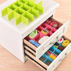Pack of 4 DIY Adjustable Plastic Drawer Dividers – Cuttable Storage Separator Boards