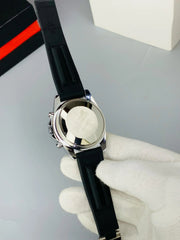 Rolex Oyster Perpetual Daytona Style Watch – Black Dial with Premium Rubber Strap (Master Copy)