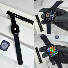 Series 9 Smartwatch with Apple Logo – 49mm AMOLED Display & 2 Straps