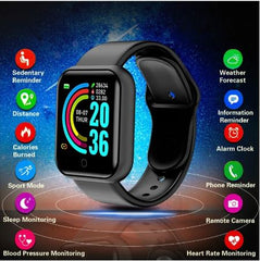D20 Ultra Smart Watch – Bluetooth Fitness Tracker with Health & Heart Rate Monitor