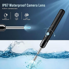 Rechargeable Smart Wireless Ear Camera Kit – HD Visual Ear Wax Removal Tool with Mobile Display