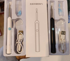 Rechargeable Smart Wireless Ear Camera Kit – HD Visual Ear Wax Removal Tool with Mobile Display